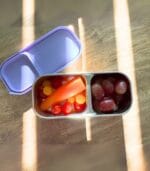 Cheese & Cracker Stainless Steel Snack Pot - 2 Compartment - Image 2