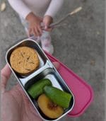 Cheese & Cracker Stainless Steel Snack Pot - 2 Compartment - Image 5
