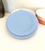 Porcelain Ceramic Plate with Silicone Suction Sleeve - Image 3