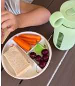 Porcelain Ceramic Plate with Silicone Suction Sleeve - Image 4