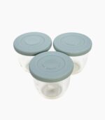 Mini Glass Jars with Silicone Lids - Pack of 3 - Image 3
