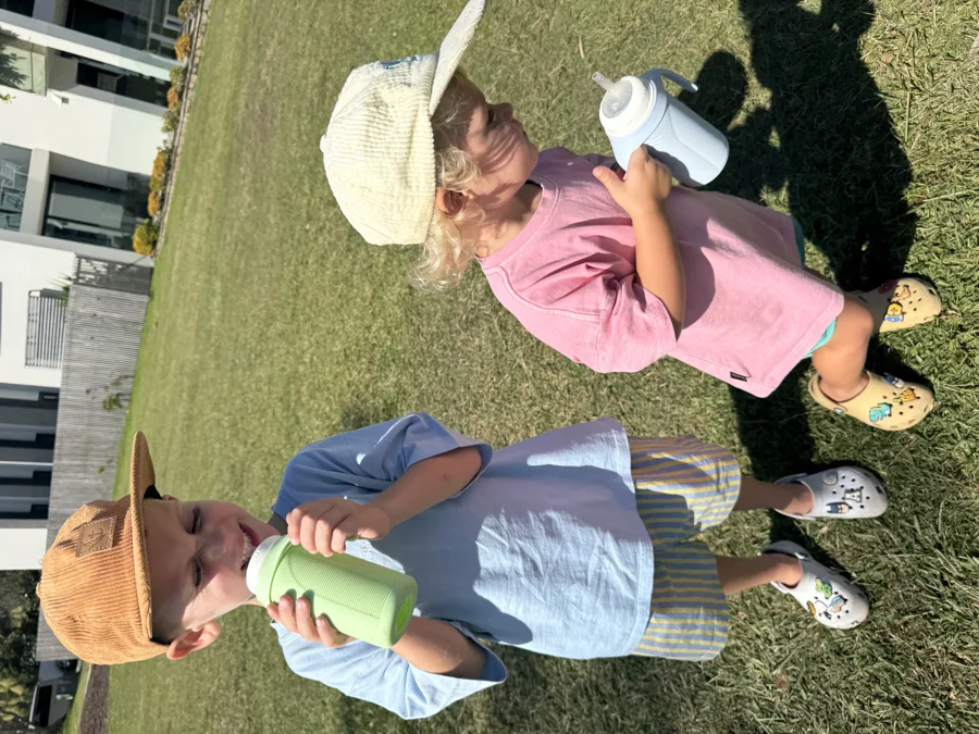 KaakaaBaby toddler straw bottle used by a real Kaally family