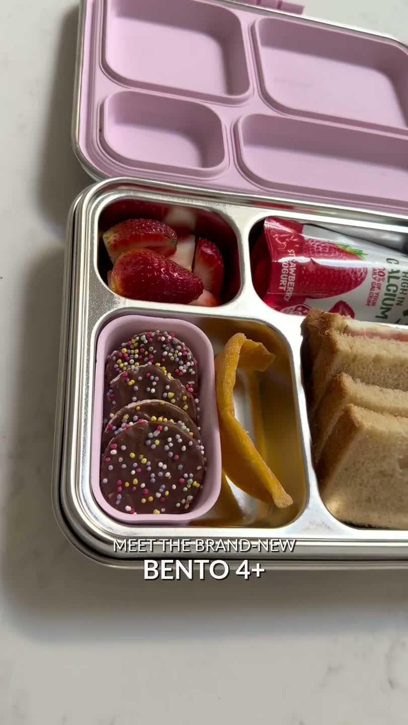 Kaally Bento 4+ being packed with a full school lunch