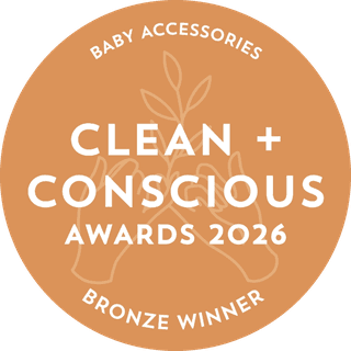 Clean + Conscious Awards 2026 Bronze Winner rosette, Baby Accessories