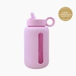 Kaally Glass Bottle 500mL in Baby Pink with the Clean + Conscious Awards 2026 Gold Winner rosette, Best Reusable Bottle / Cup