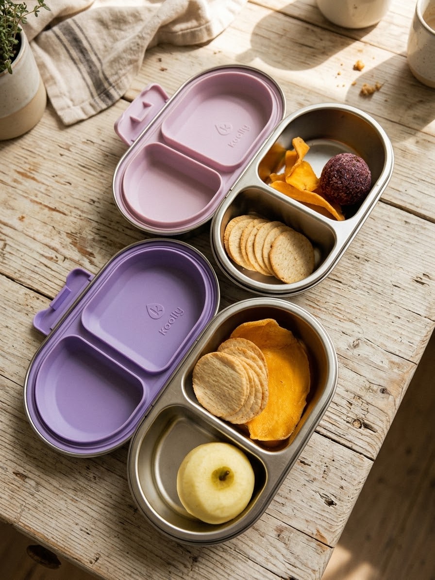 Kaally lunchboxes packed for a family day out